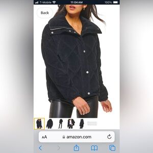 NWT Levi’s Black corduroy jacket